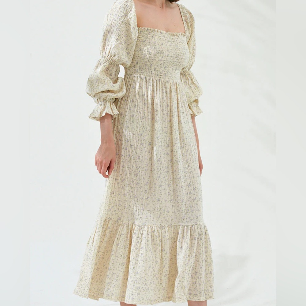“Nothing Fits But” Midi Floral Dress